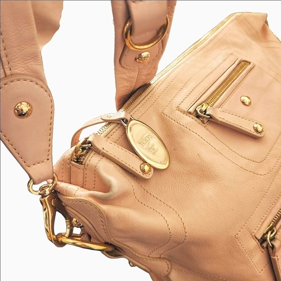 Tod's Vintage Leather Satchel - Shoulder Bag Light Pink - Picture 4 of 16